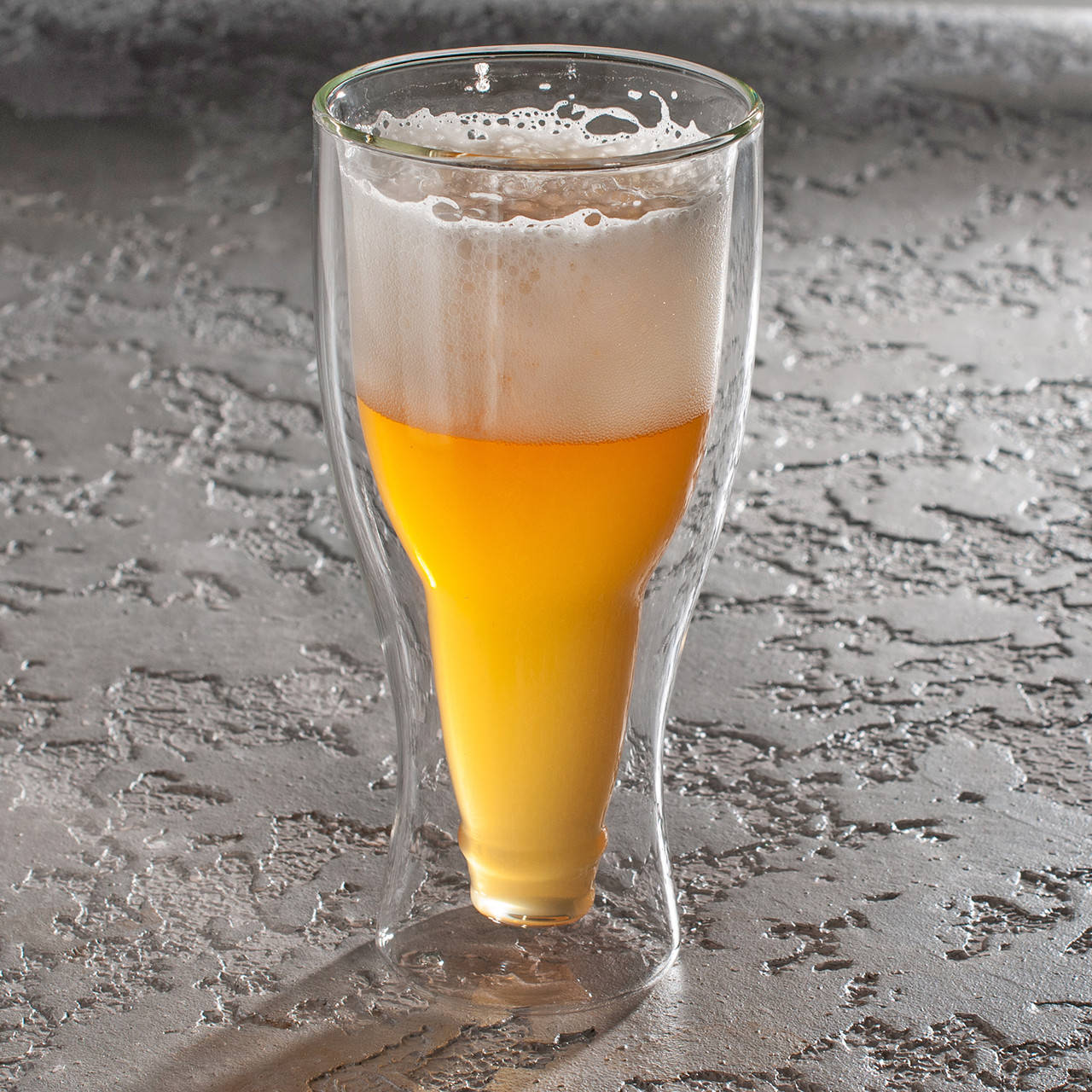 

Пивний стакан із подвійною стінкою "Beer" 350 мл., Прозрачный