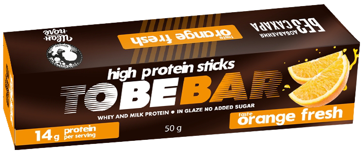 

Высокобелковые палочки в шоколаде «Иван-Поле» TOBEBAR Апельсиновый Фреш (50 грамм)