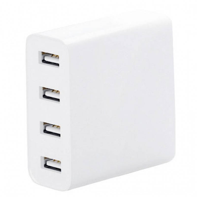 

Адаптер питания Xiaomi Mi Adapter 4 USB, White, Белый