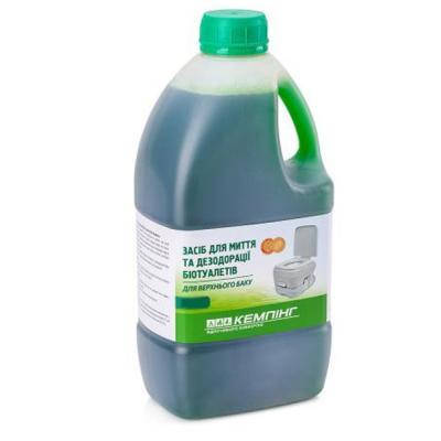 

Средство для дезодорации биотуалетов Кемпінг для верхнего бака 1.6 л (4823082712106)