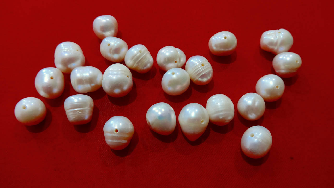 

Бусины натуральный камень 10 мм жемчуг, Молоко