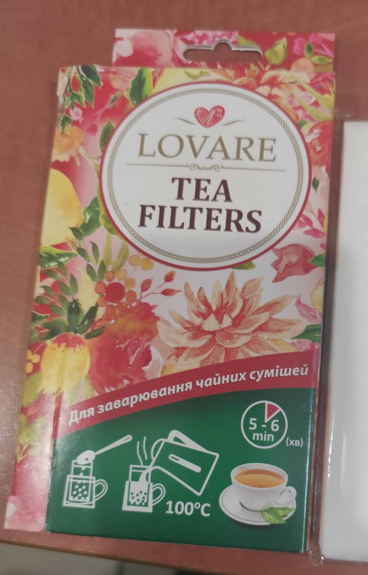 

Фильтр-пакеты для чая Ловаре
