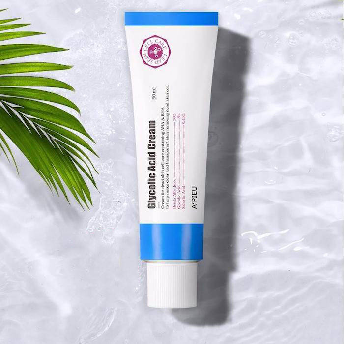 

A'PIEU GLYCOLIC ACID CREAM Крем для лица с AHA и BHA кислотами 50мл