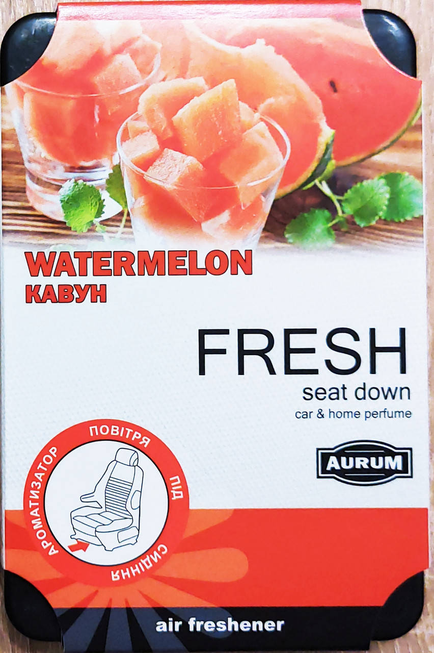 

Ароматизатор AURUM FRESH (под сиденье) Watermelon / Арбуз