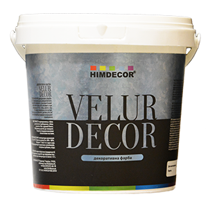 

Декоративна фарба з бархатним (шовковим) ефектом HIMDECOR VELUR DECOR СК-29 3 кг