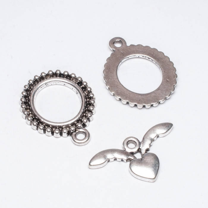 

Застежка Monisto Тогл Металлический Cплав 26х19.5х2мм Отверстие 2мм Цвет: Античное Серебро 5шт