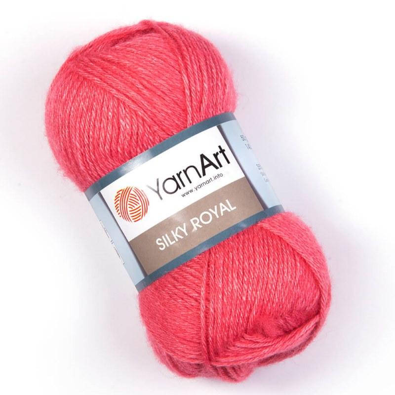 

YarnArt Silky Royal 432 коралловый, Розовый