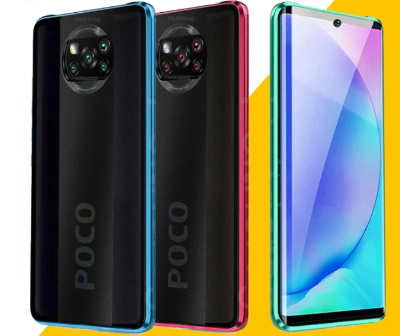 

Магнитный металл чехол FULL GLASS 360° для Xiaomi POCO X3 NFC / POCO X3 PRO / Purple