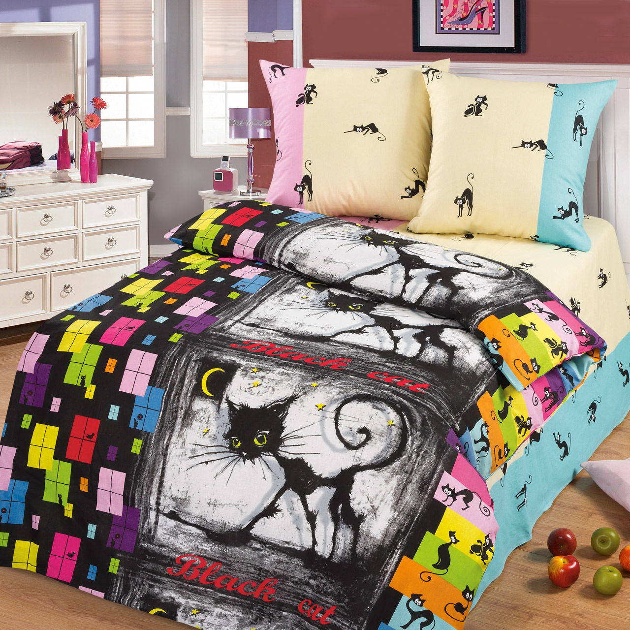 

Постельное белье подростковое Джокер Бязь, Черный