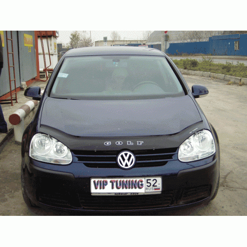 

Дефлектор капота, мухобойка VW Golf-5 с 2003 г.в. \ VW Jetta c 2005 г.в VIP