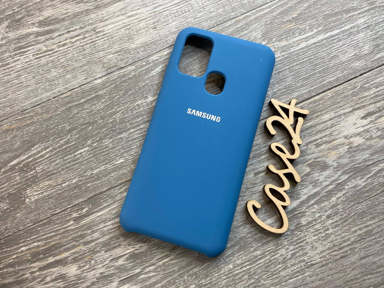 

Чехол Soft touch на Samsung Galaxy M31 (7 цветов) ярко-синий
