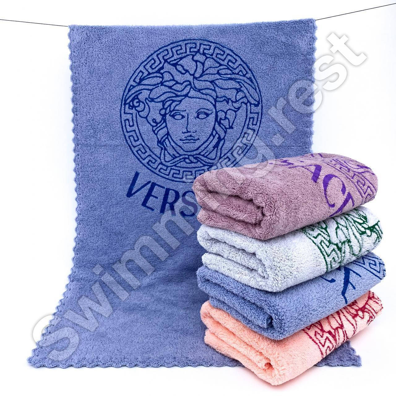 

Полотенце лицевое микрофибра 100*50 см Versace