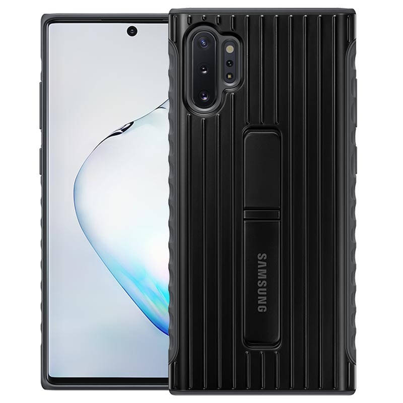 

Оригинальный Чехол Samsung Protective Standing Cover Black для Galaxy Note 10 Plus SM-N975, Черный