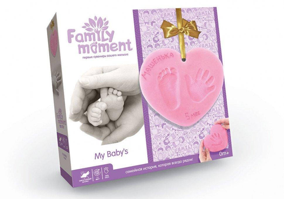 

Набор креативного творчества "Family Moment" Danko Toys FMM-01-02 слепок ручки или ножки, Time Toys