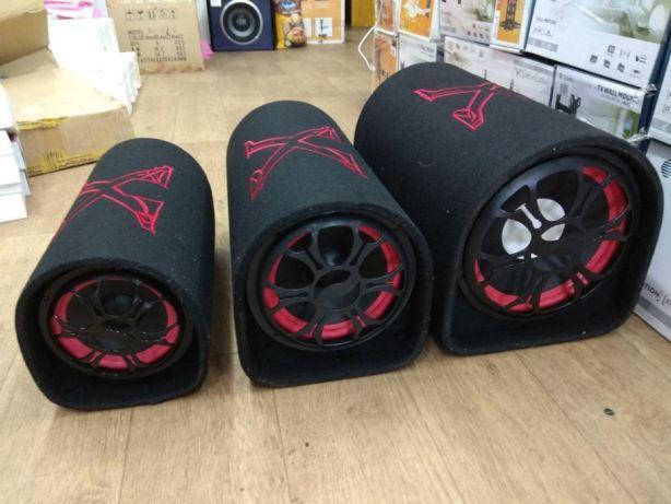 

Активный сабвуфер в машину 10" 500 ват НЧ динамик колонка 12/24/220v вольт универсальный с усилителем