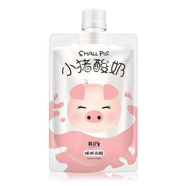 

Ночная маска для лица Hankey Pig Sleeping mask с экстрактом йогурта