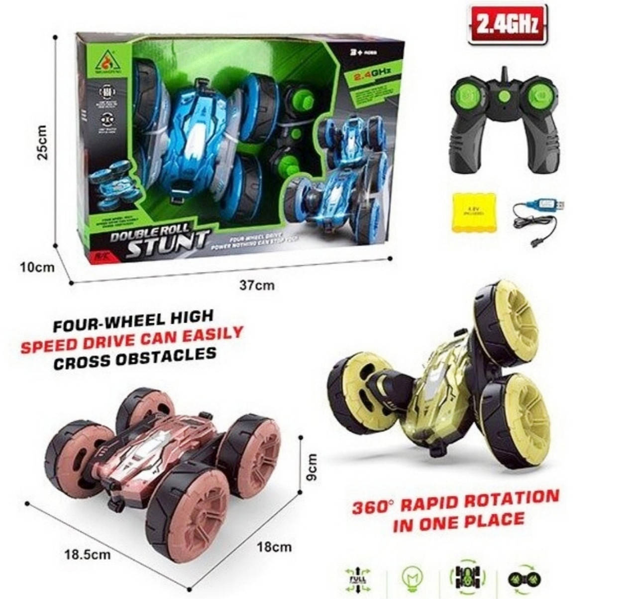 

Трюковая машинка-перевертыш на р/у