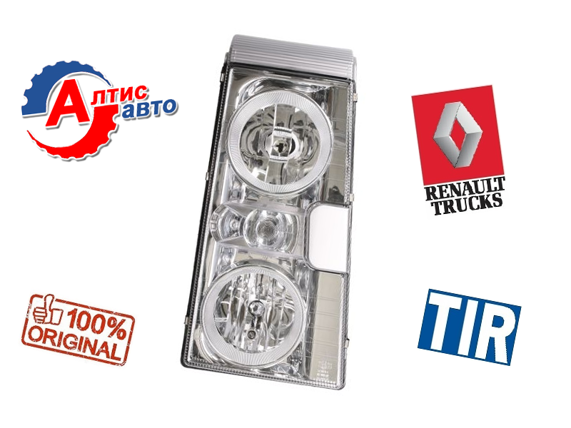

Фара Renault Magnum DXI, E-tech 5010623619, 5010544978