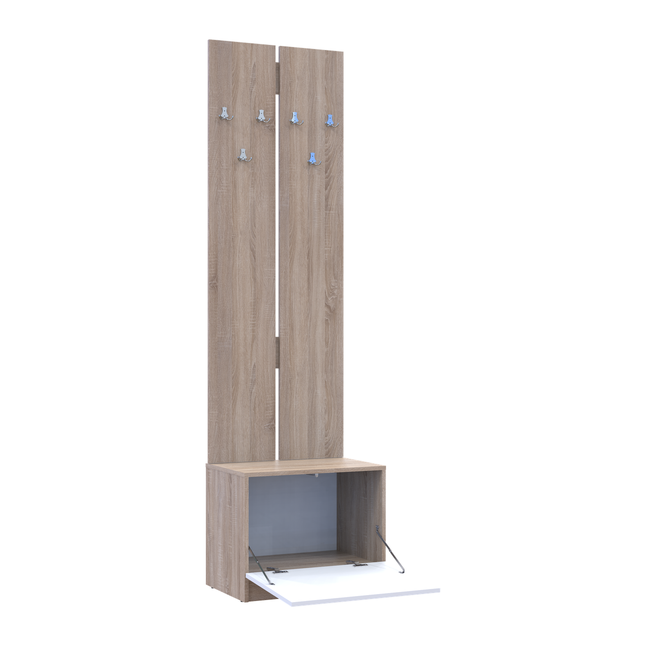 Вішалка з тумбою Doros Сола Дуб сонома ДСП 60х40х215 (44900346) 4
