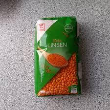 

Чечевица K-classic red lentils 550g, Красный