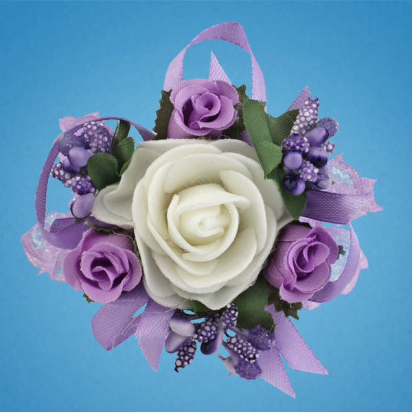 

Бутоньерка на руку (лиловый цвет)