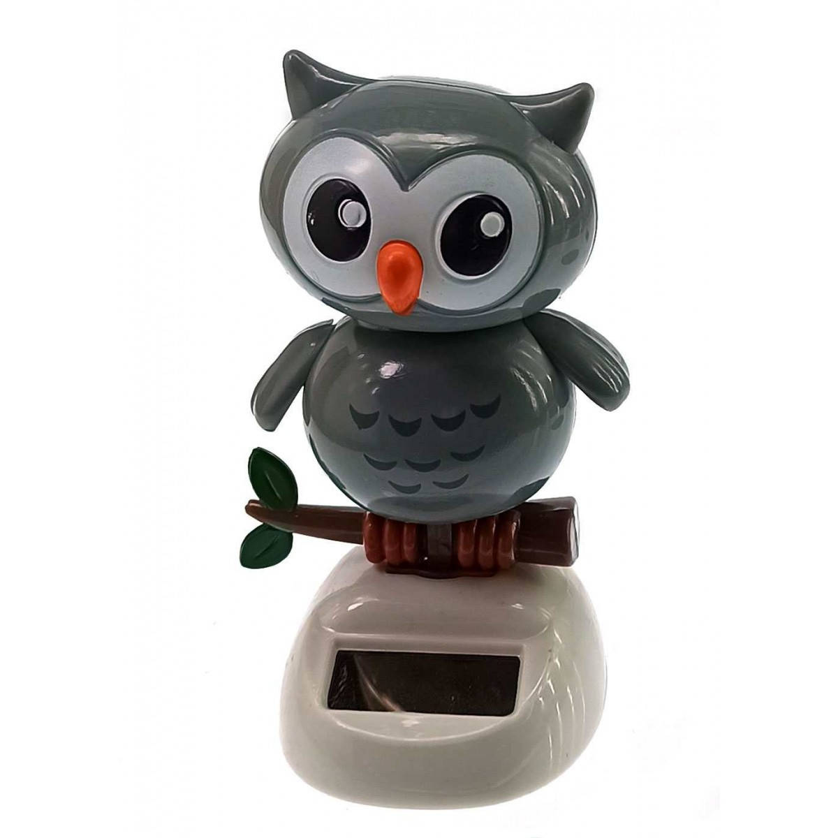 

Сова танцующая на солнечной батарее серая (Flip Flap) (10,5х6х6 см), Серый