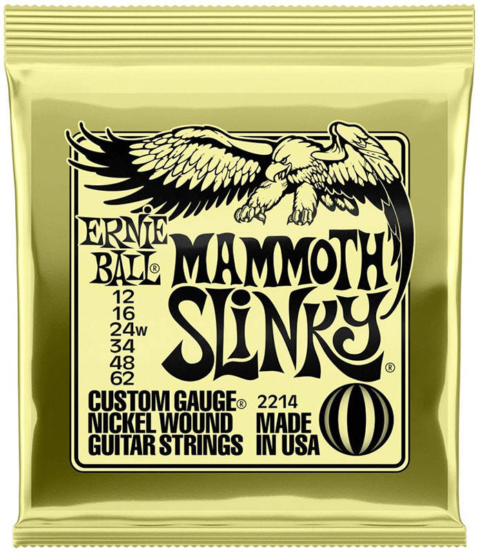 

Струны для электрогитары Ernie Ball 2214 Mammoth Slinky Nickel Wound 12/62