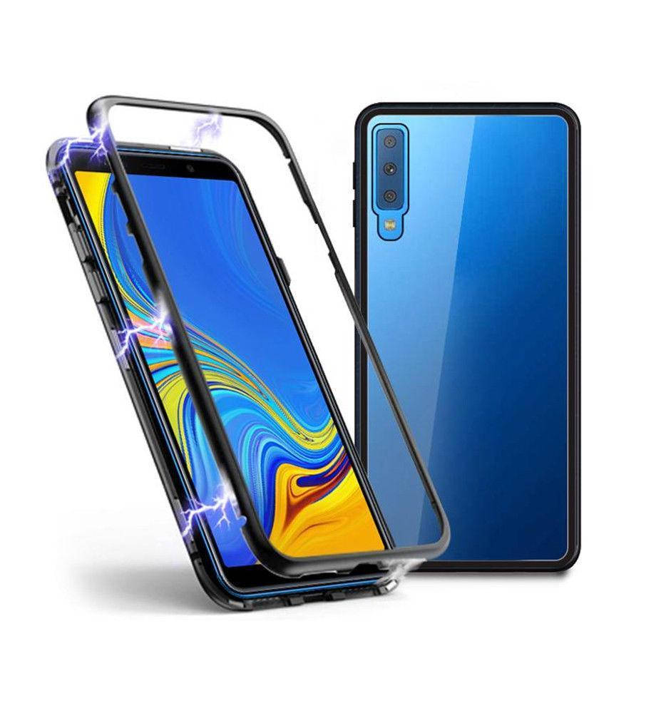 

Магнитный чехол Full Glass 360 (Magnetic case) для Samsung Galaxy A7 2018, Черный