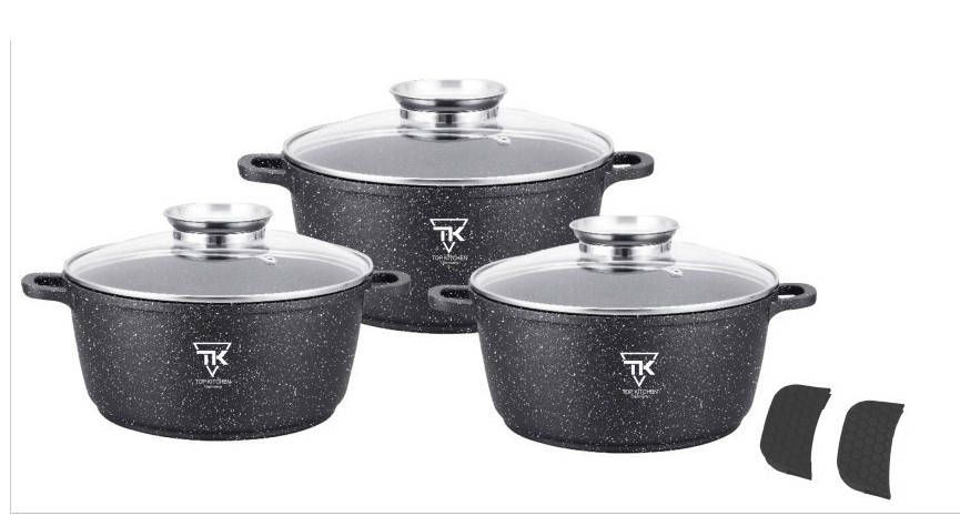 

Набор кастрюль Top Kitchen TK00021, Черный