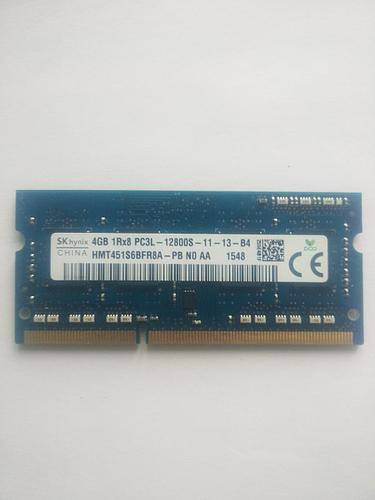 

Для ноутбука 4GB DDR3L 1600MHz Hynix HMT451S6BFR8A PC3L 12800S 1Rx8 RAM Оперативная память