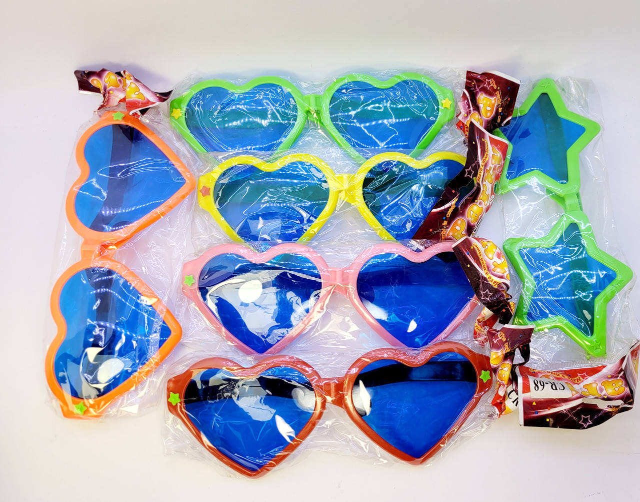 

Большие очки звёзды, сердечки CR-68