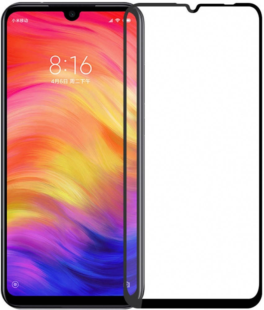 

Защитное стекло для Xiaomi RedMi Note 7 Black, Черный