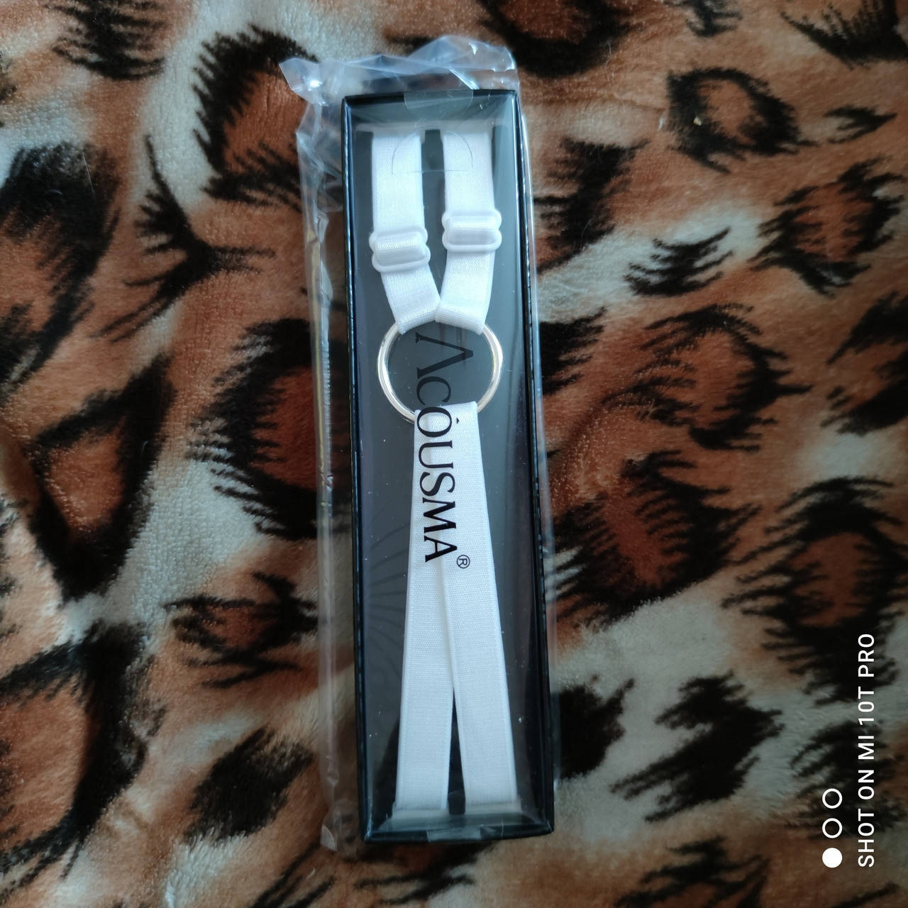 

Тканинні Бретельки борцовка до бюстгальтера Acousma білі, Белый