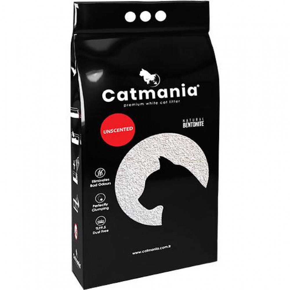 

Catmania Бентонитовый наполнитель для кошек натуральный белый, 5 л (4,25 кг)