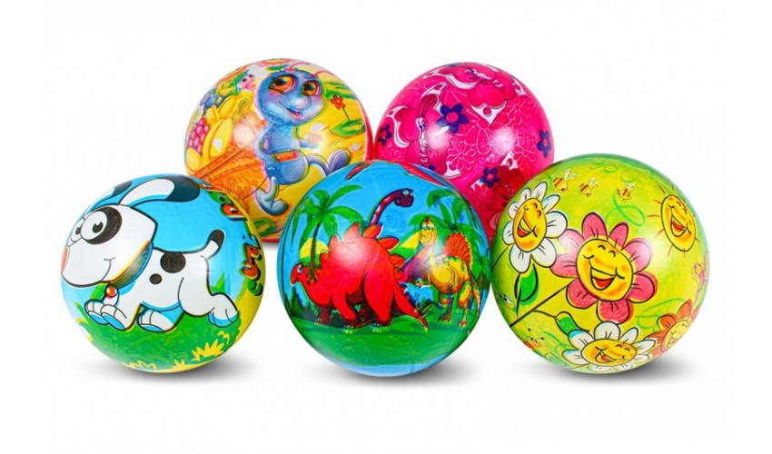 

М'яч гумовий, з малюнком, 70г. BT-PB-0166