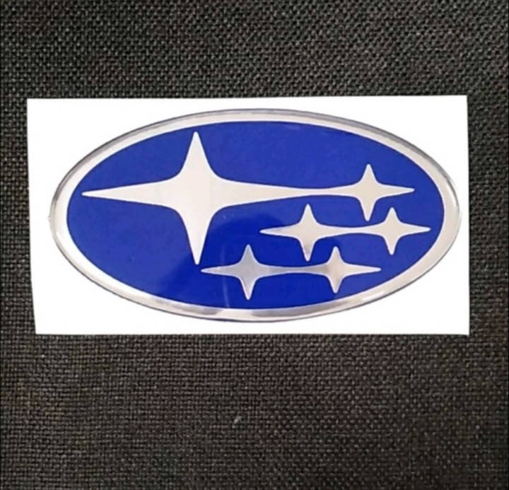 

Силиконовая 3D наклейка SUBARU 84х54 мм и 88х52 мм, 143х75 мм