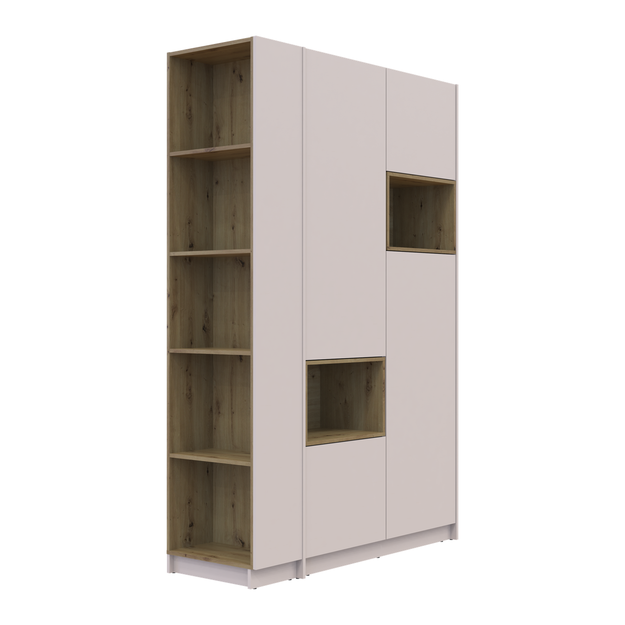 Етажерка до шаф Doros Дейл Кашемір/Дуб Артізан 52х28х220 (41516118) 6