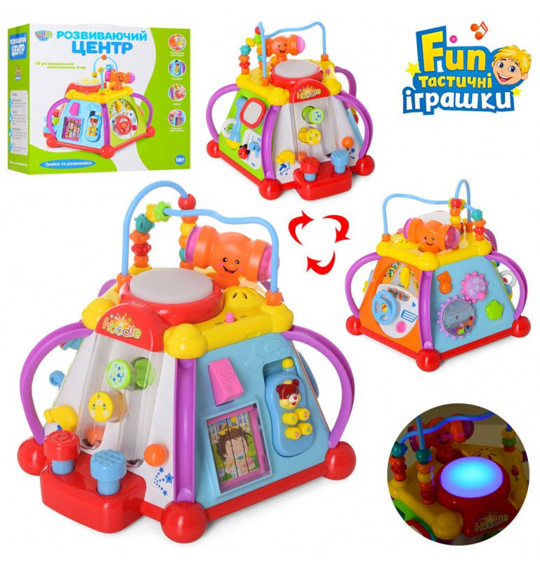 

Многофункциональный музыкальный мультибокс "Развивающий центр" Limo Toy. 806