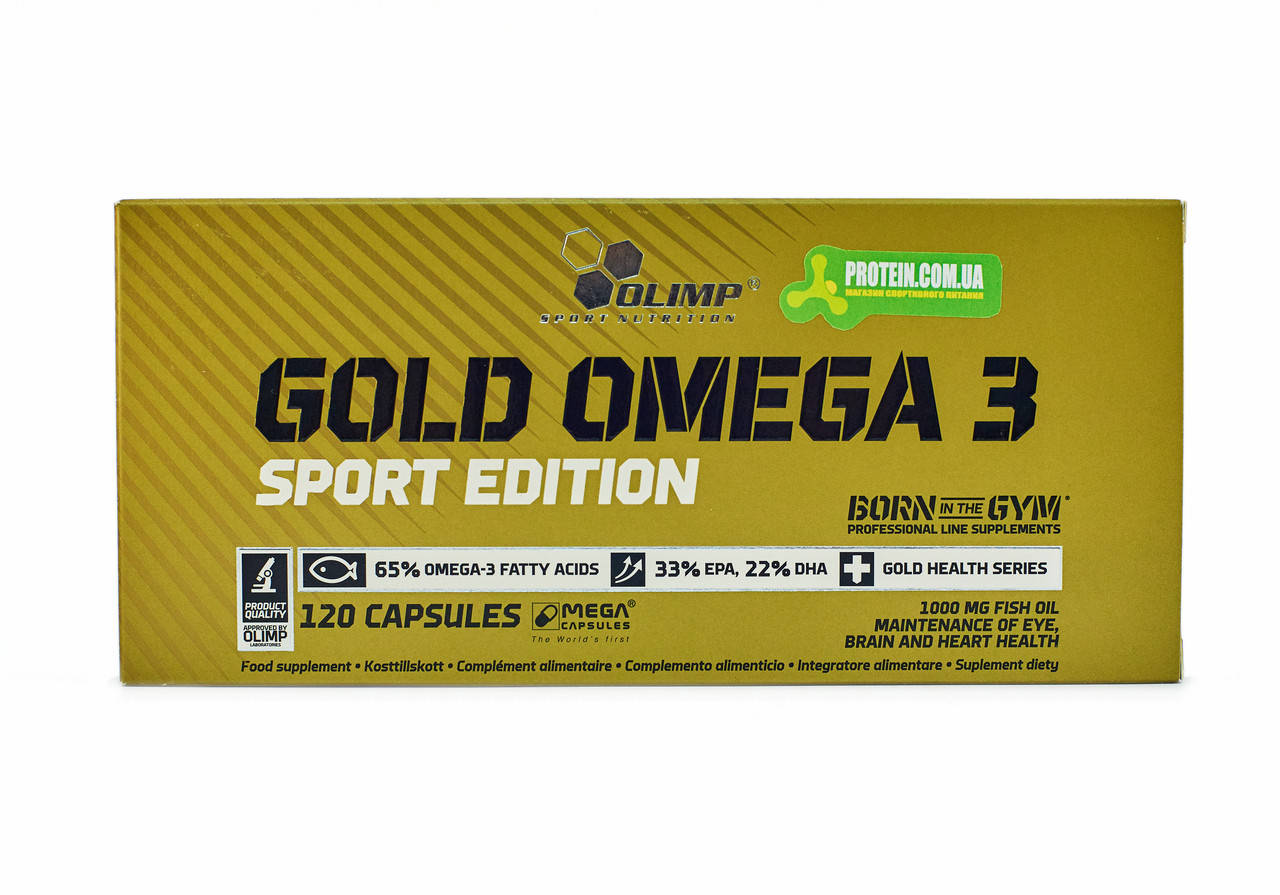 

Рыбий жир Olimp Gold Omega-3 Sport 120 капс.