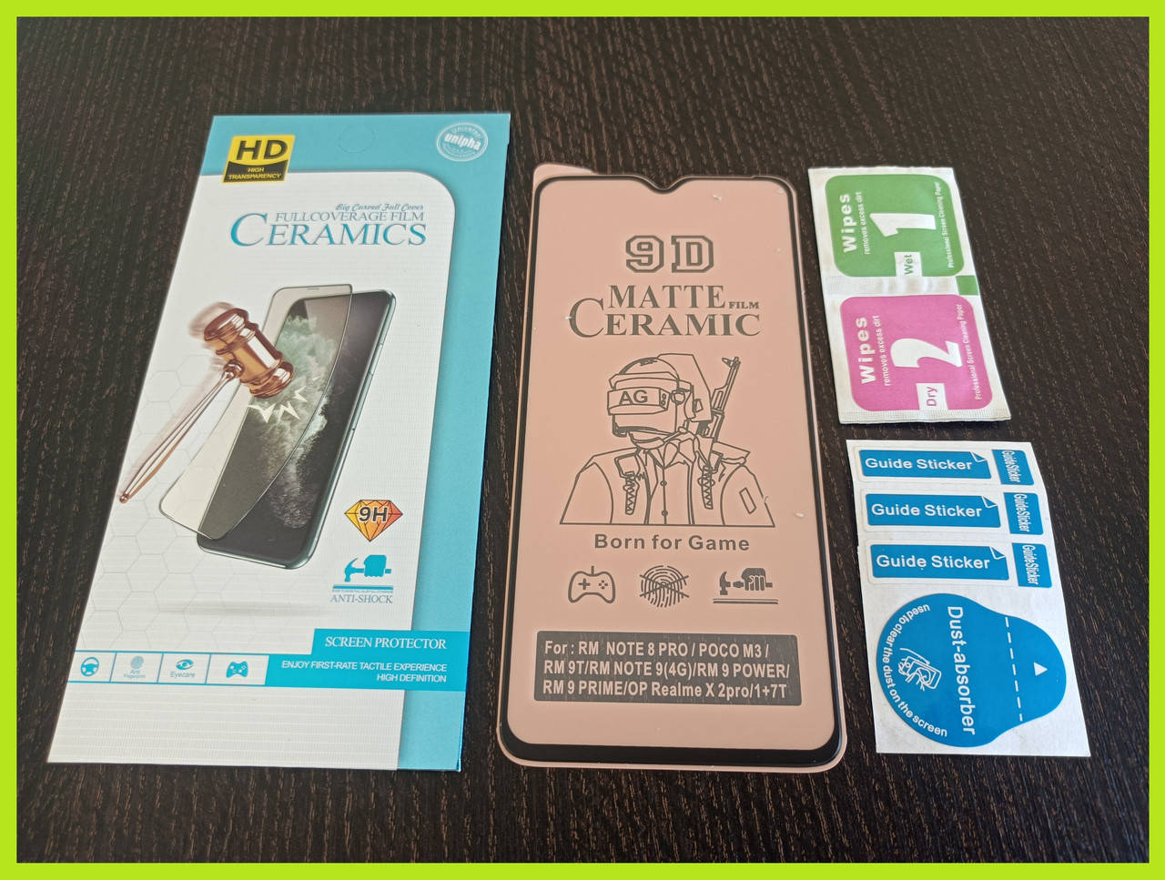 

Защитное матовое стекло 9D Ceramic Matte Redmi 9T / Poco M3 Black, Черный