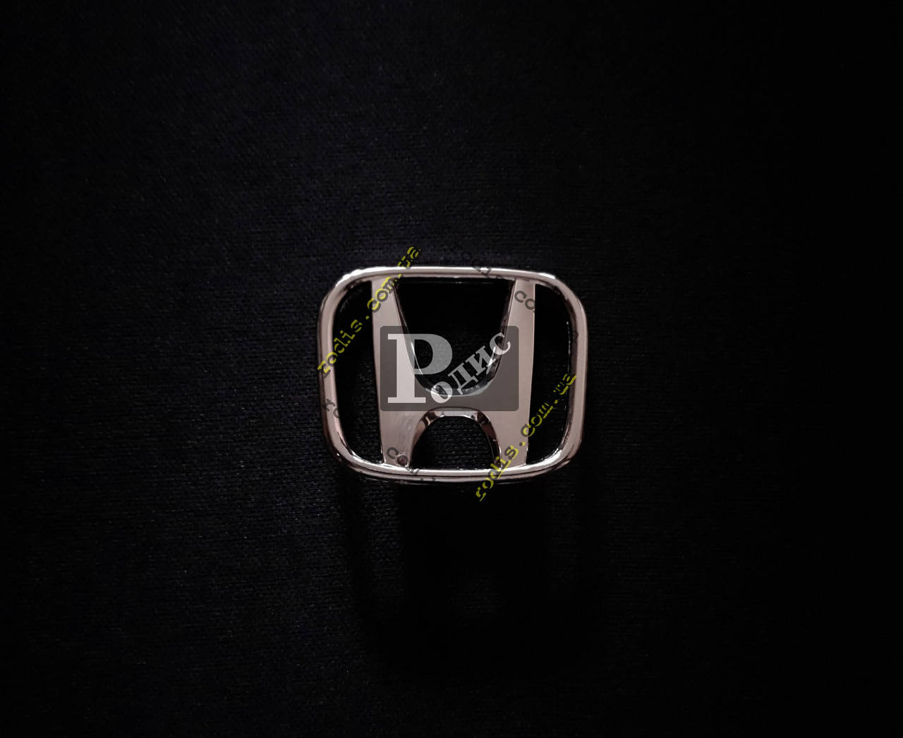 

Эмблема на руль Honda на штифтах+скотче (h=40 мм, l=48 мм, штифт=6 мм) - Значок с логотипом Хонда