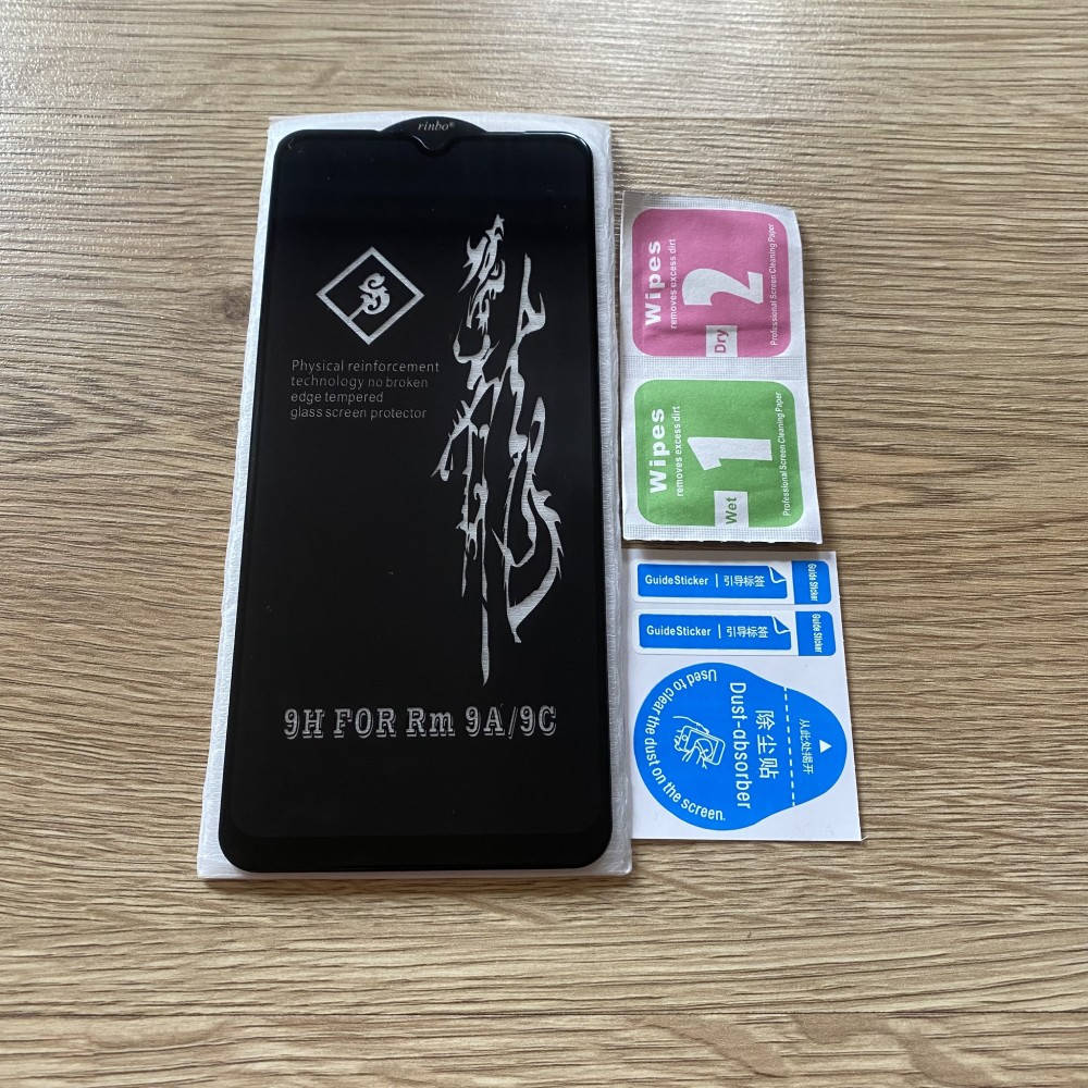 

Защитное 6D стекло для Xiaomi Redmi 9C Rinbo (Full Glue) черная, Черный