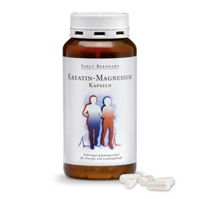 

Sanct Bernhard - КРЕАТИН 400 МГ С МАГНИЙ 25 МГ «KREATIN-MAGNESIUM», 200 КАПСУЛ