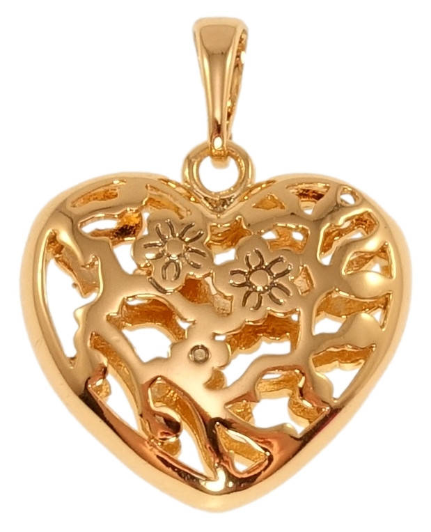 

Кулон Xuping Позолота 18K "Резное сердечко"