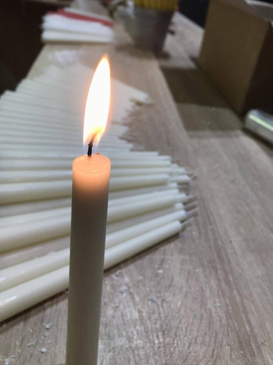 

Свеча хозяйственная, столовая. Свічка господарська, столова. Ø 22х230, Бежевый