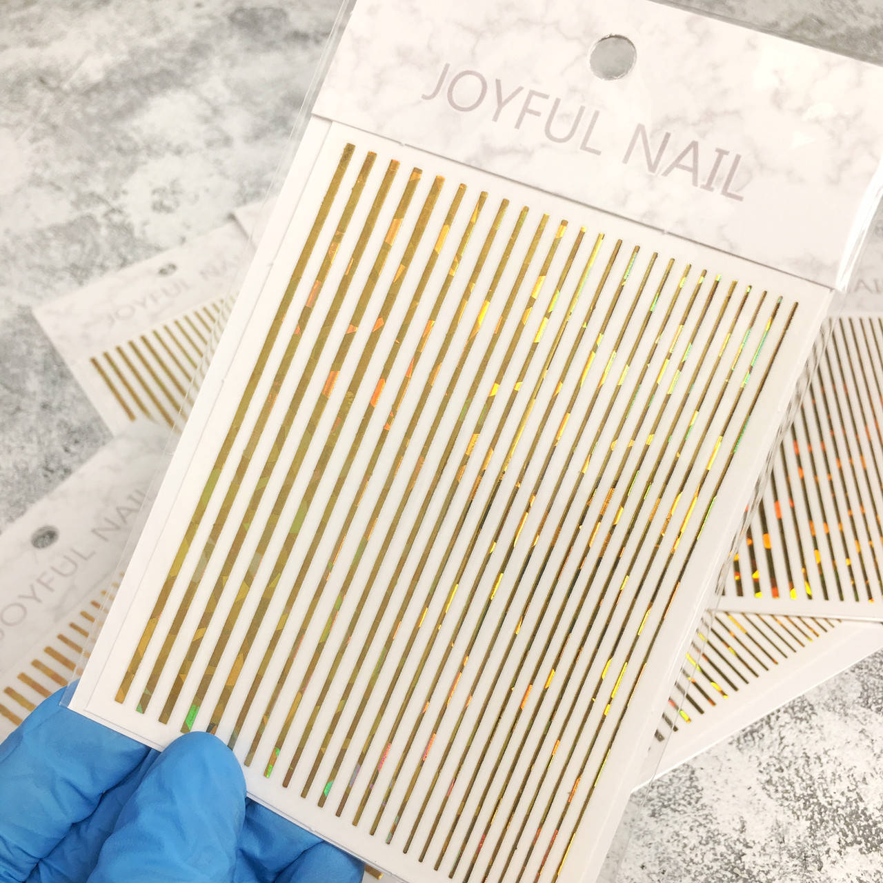 

Гибкая лента для дизайна ногте, прямая, золото хамелеон