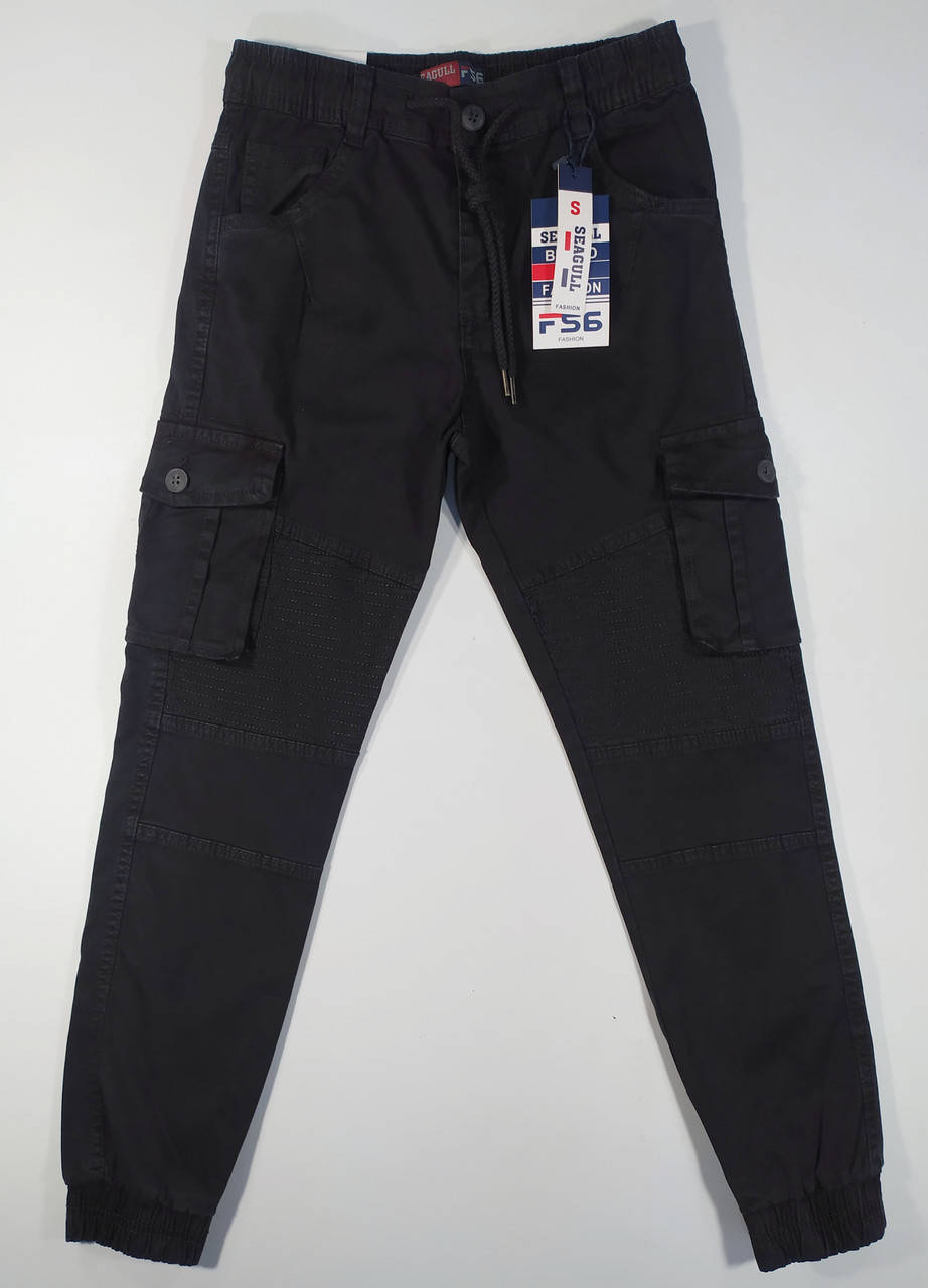 

Брюки джоггеры карго демисезонные для мальчиков 146,164