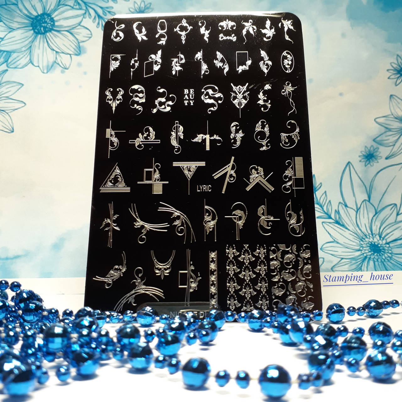 

Пластина для стемпинга Nicole Diary-L40