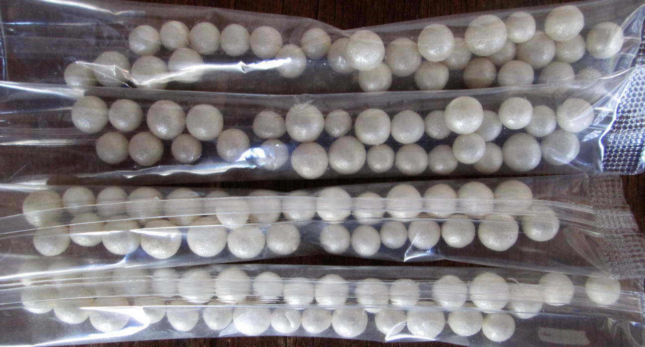 

Посыпка сахарная перламутровая белая d 5 мм