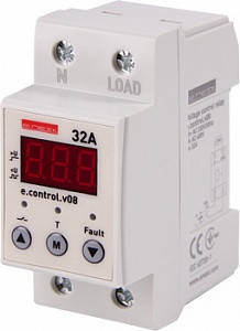 

Реле контроля напряжения однофазный 32А с индикациею e.control.v08